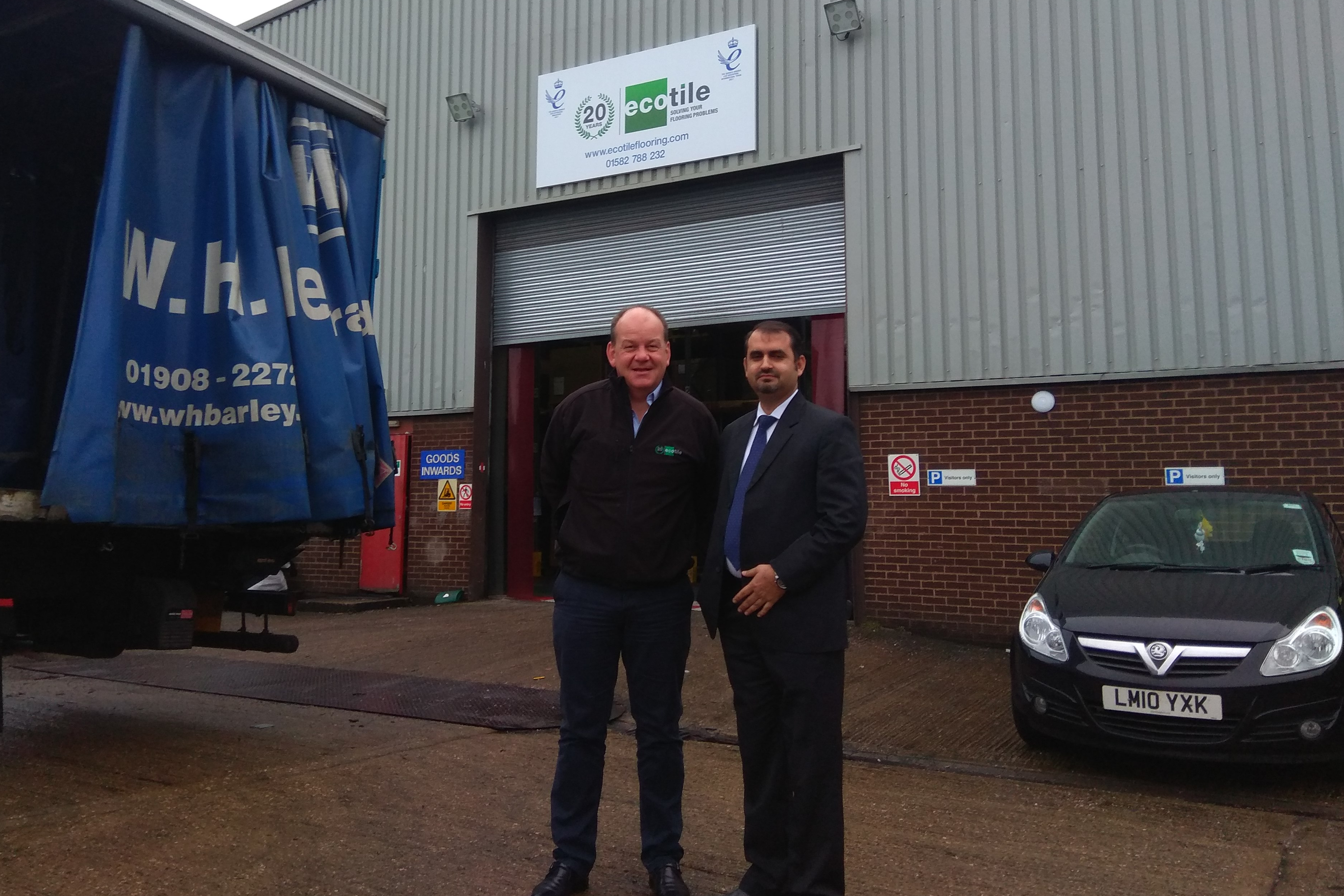 Factory visit to Luton, UK by MD